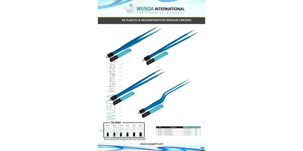 US Bipolar Forceps